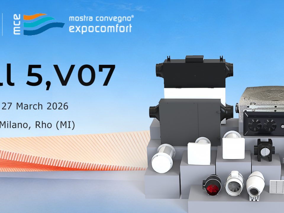 CHIC HVAC participated in MCE 2026 Milan Heating & Cooling Exhibition, Booth Hall 5 V07, showcasing fresh air systems and ventilation equipment